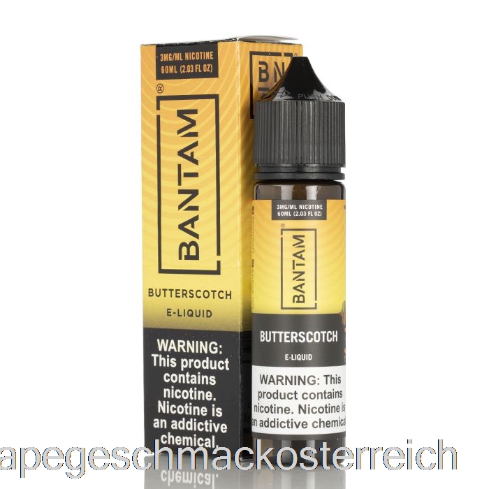Butterscotch - Bantam Vape - 60ml 3mg Vape-Geschmack